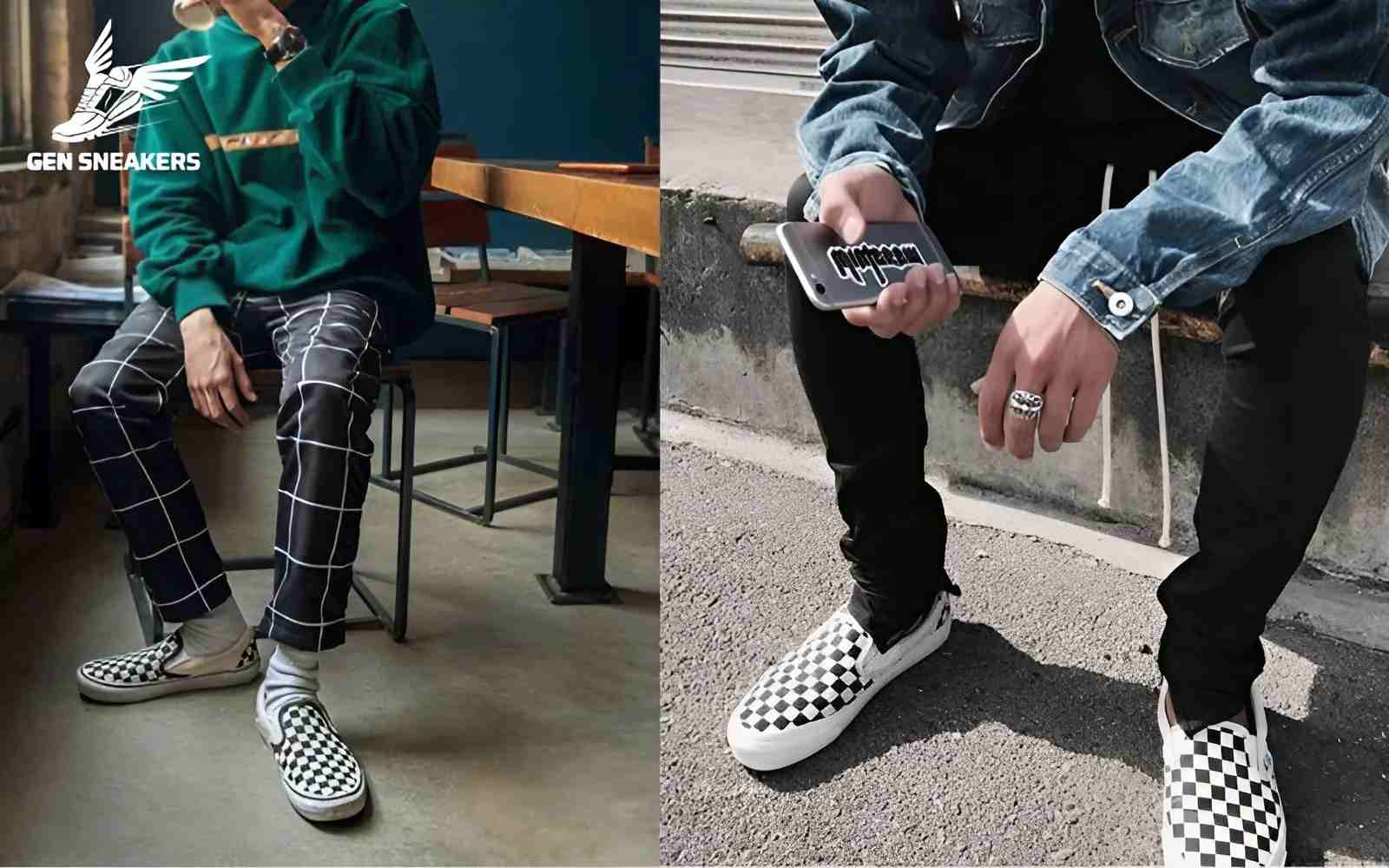 Phong Cách Năng Động Cho Ngày Hè Với Vans Slip-On Checkerboard