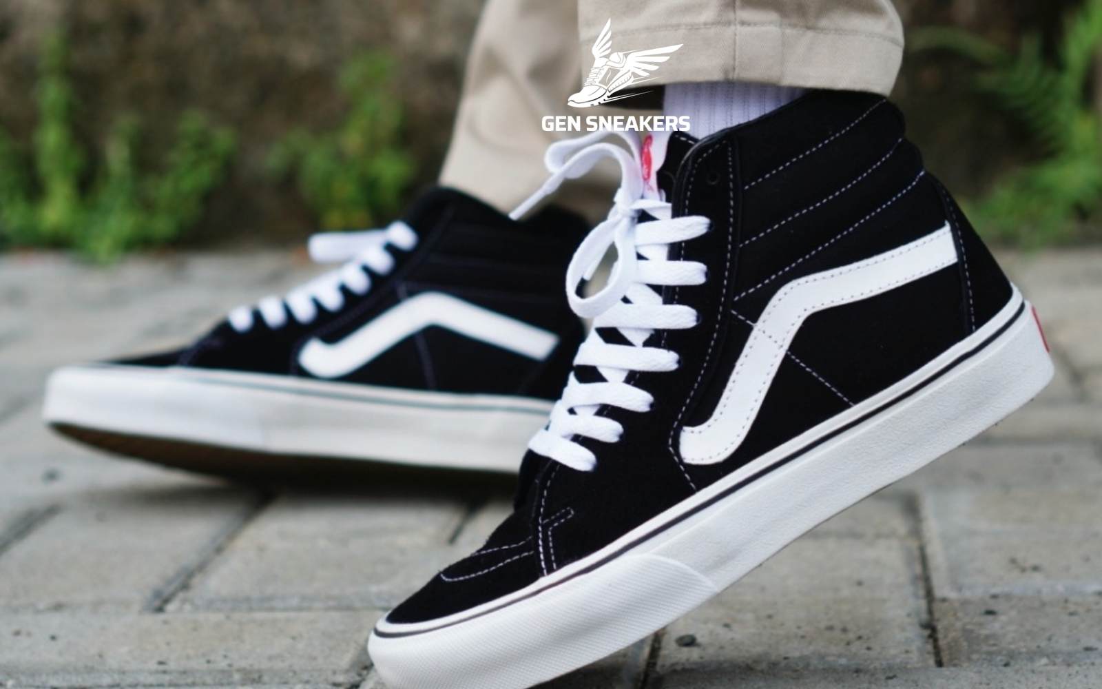 Giày Vans SK8-Hi Đế Chống Trượt 