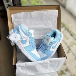 Giày Thể Thao Nike Air Jordan 1 Low UNC ‘University Blue’ [ Siêu Cấp]