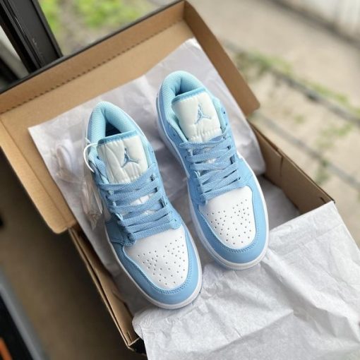 Giày Thể Thao Nike Air Jordan 1 Low UNC ‘University Blue’ [ Siêu Cấp]