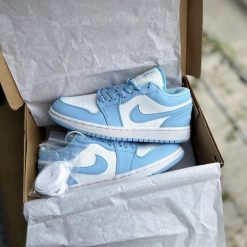 Giày Thể Thao Nike Air Jordan 1 Low UNC ‘University Blue’ [ Siêu Cấp]