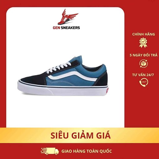 Giày Thể Thao Thời Trang Vans Old Skool Navi [ Siêu Cấp ]