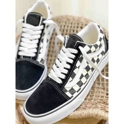 Giày Thể Thao Thời Trang Vans Old Skool Checkerbroad [ Siêu Cấp ]