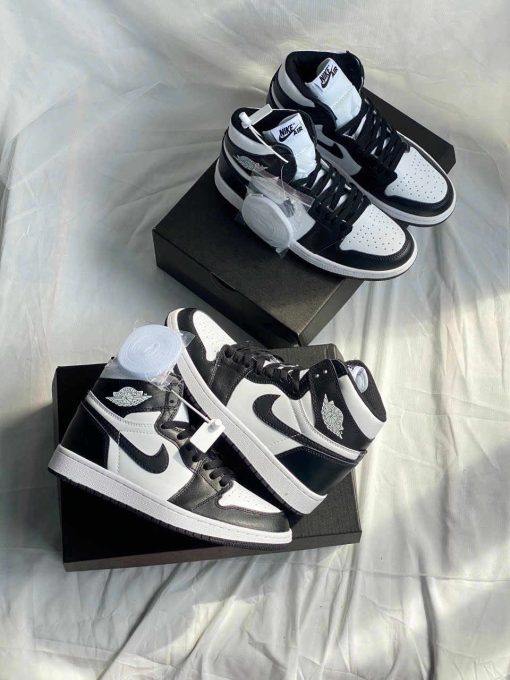 Giày Thời Trang Air Jordan 1 Low Panda Đen Trắng